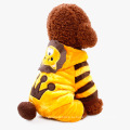 Новый плюшевый осень и зимняя одежда для домашних животных коралловые флисовые костюм собаки мультфильм собачья костюм питомцы